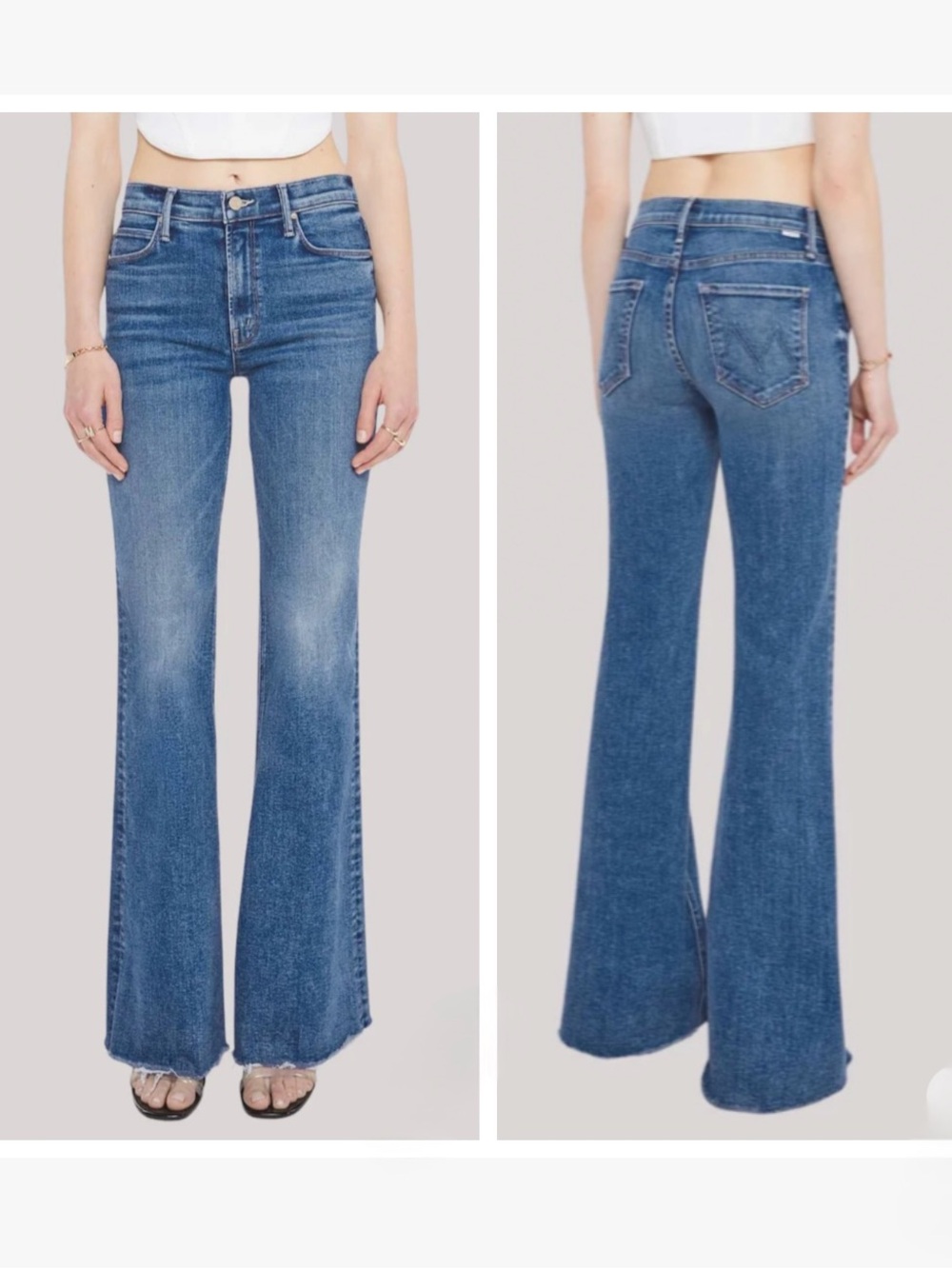 MOTHER The Doozy Sneak Fray in Let’s split size 28 New $268